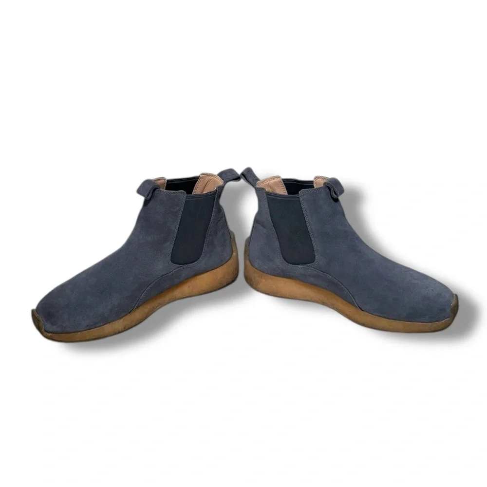 Kith x Ronnie Fieg for Clarks Season 2 Radlett in Asteroid Blue Suede Leather